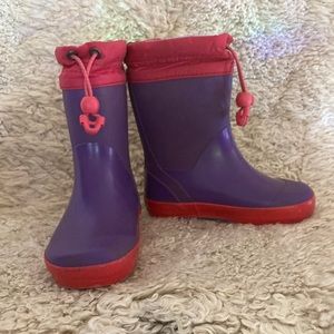 Kamik kids waterproof rain boots toddler size 9